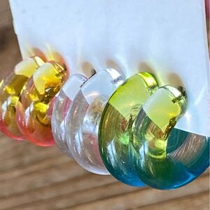 New Gradient Acrylic Hoops